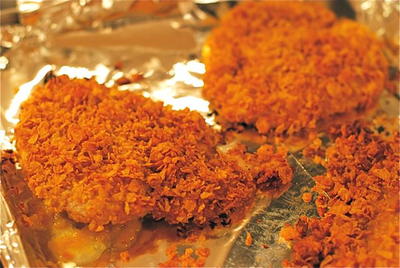 Grandma Pat's Oven Fried Cornflake Chicken