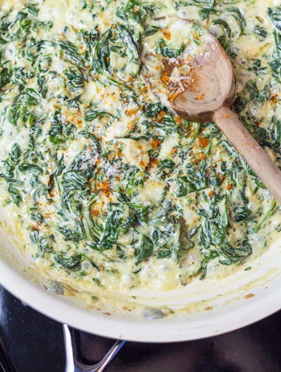 Cheesy Southern Creamed Spinach
