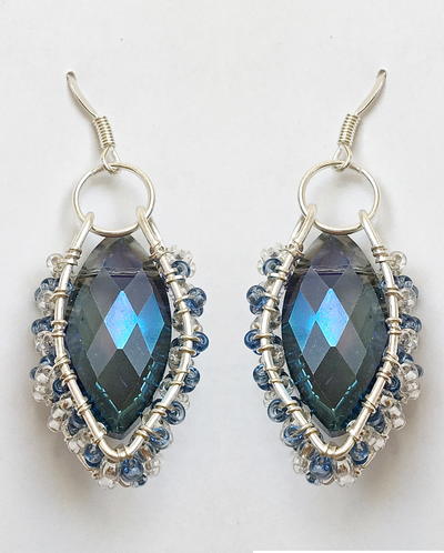 Klieg Lights Crystal Earrings