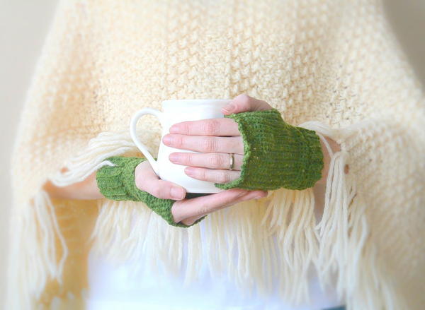 Prairie Winds Crochet Fingerless Mitts