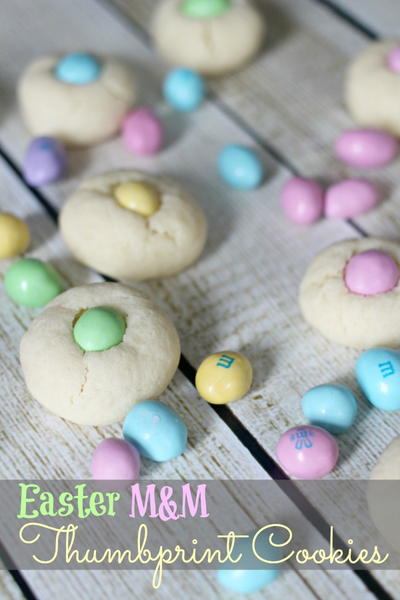 Easter Thumbprint Cookies