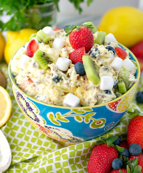 "Spring Fling" Fluff Fruit Salad_2