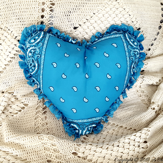 Cowboy Love No-Sew Pillow