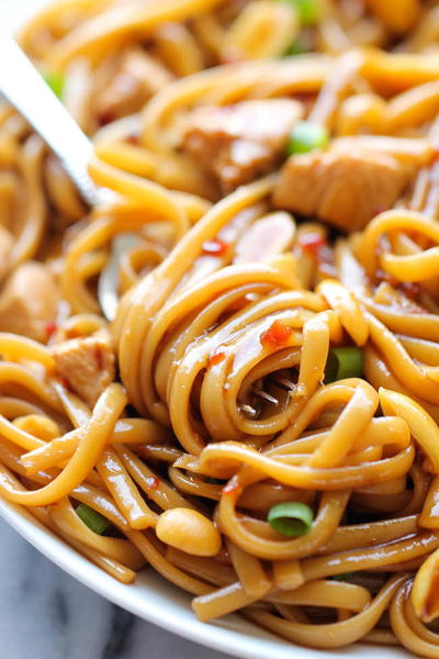 California Pizza Kitchen Kung Pao Spaghetti Copycat