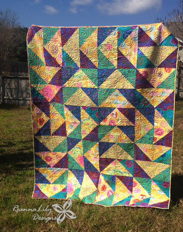 Huge Flying Geese with Layer Cakes Quilt