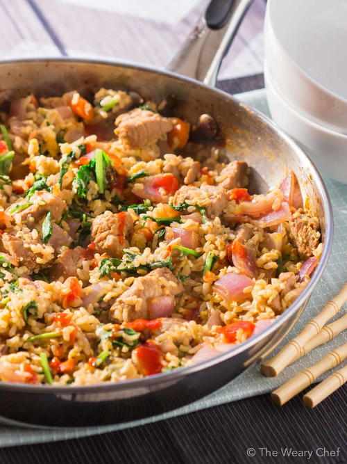 Weeknight Dinner Pork Fried Rice