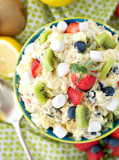 Spring Fling Fluff Fruit Salad