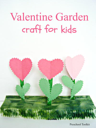 Valentine Garden Craft