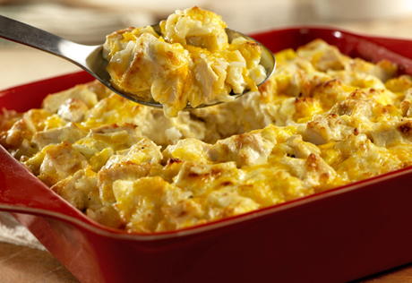 Cheddar Chicken Salad Casserole