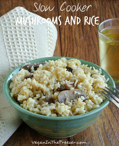 Dump and Go Mushrooms and Rice