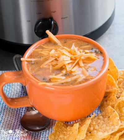 Slow Cooker Enchilada Soup