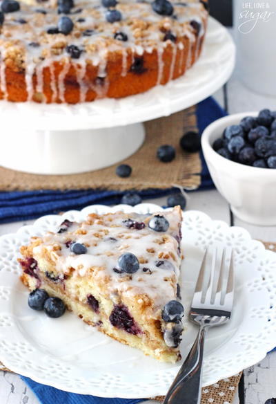 Blueberry Streusel Coffee Cake