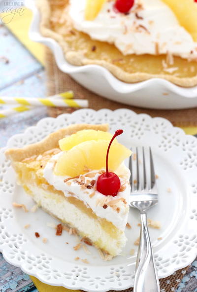 Island Breeze Pina Colada Pie