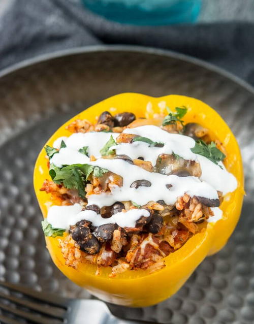 Slow Cooker Stuffed Peppers