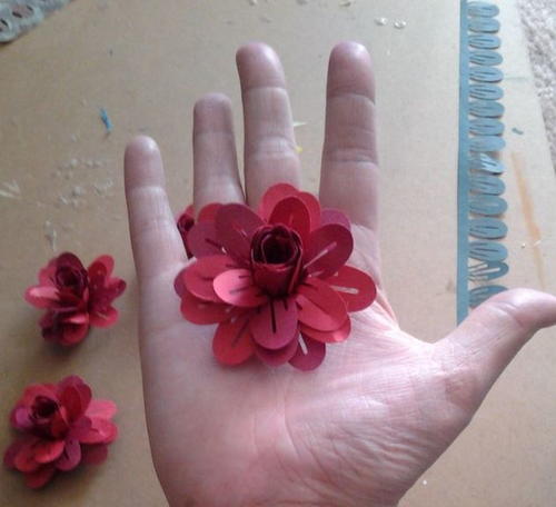 Little Paper Flower Embellishments