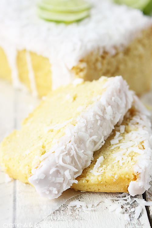 Coconut Lime Pound Cake