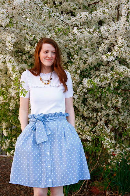 Flattering Upcycled DIY Skirt