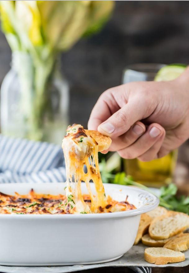 Slow Cooker Queso Dip with Chorizo