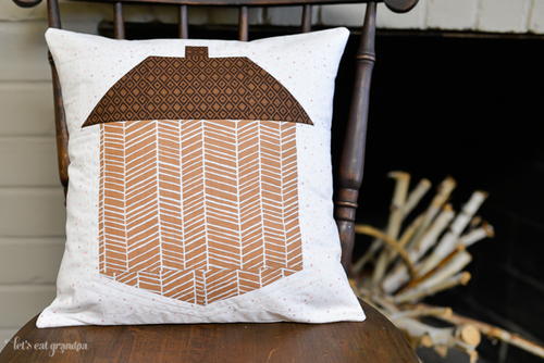 Autumn Acorn DIY Pillow