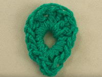 How to Crochet a Leaf