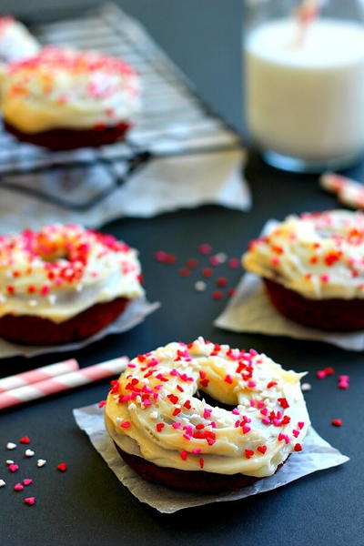 Frosted Red Velvet Donut Recipe