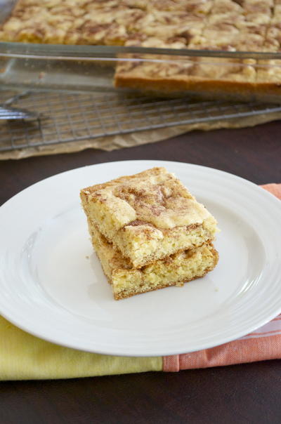 Loaded Snickerdoodle Bars