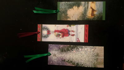 Yuletide Bookmark Recycled Crafts