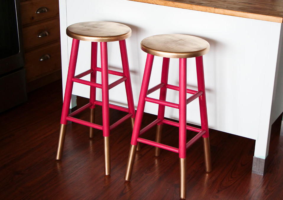GoldDipped Bar Stools
