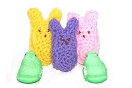Small Crochet Bunny Peeps