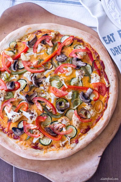No-Fuss Roasted Veggie Pizza