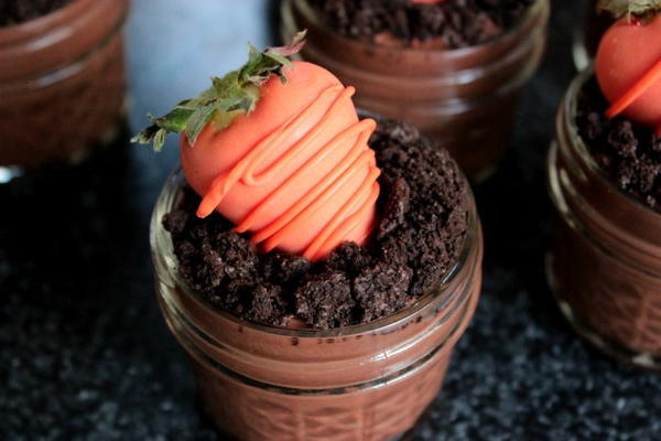 Springtime Dessert Pudding Cups