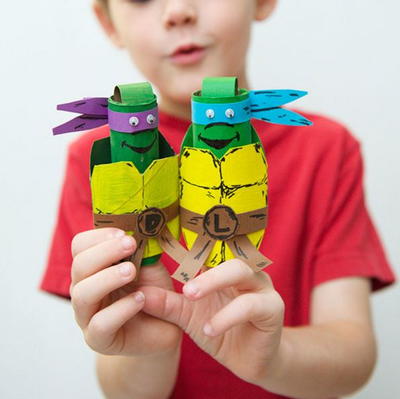 Ninja Turtle Finger Puppets