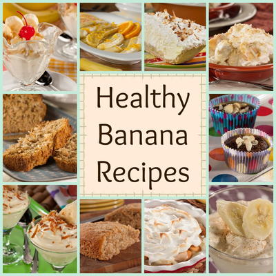 12 Healthy Banana Recipes: Banana Bread, Banana Pudding, and more!