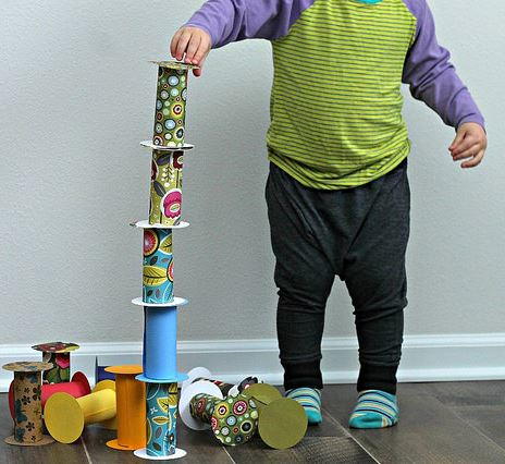 Toilet Paper Roll Building Blocks