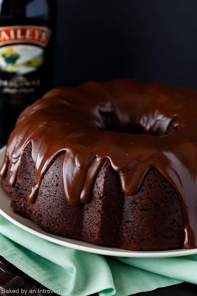 Irish Chocolate Coffee Bundt Cake