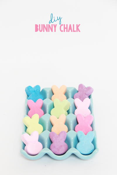 DIY Bunny Chalk