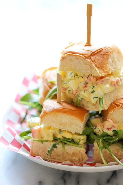 Skinny Egg Salad Sliders