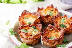 Tex-Mex Sweet Potato Taco Cups