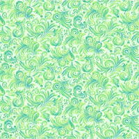 Feathers Fabric: Green