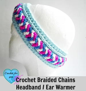 Braided Chains Crochet Headband