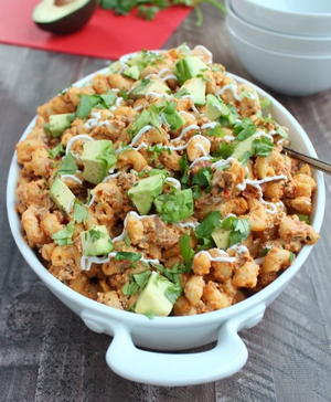Slow Cooker Taco Mac and Cheese