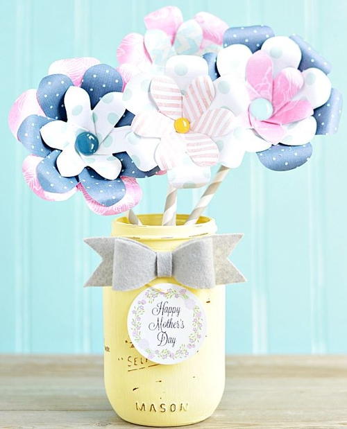 Paper Flower Mothers Day Gift