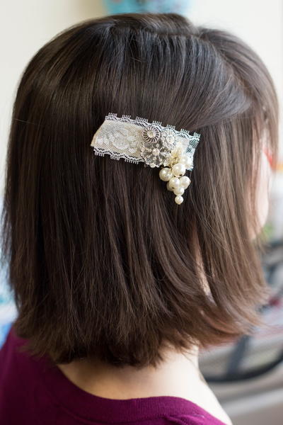 Vintage Inspired DIY Barrette