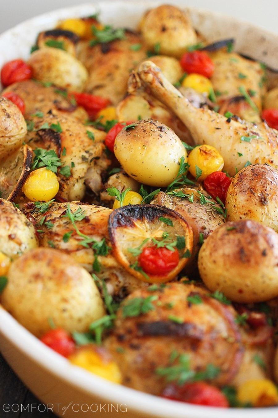 Roasted Lemon Chicken | AllFreeCasseroleRecipes.com