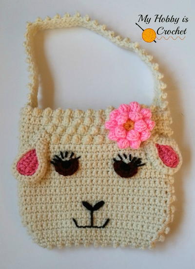 Darling Sheep Crochet Purse