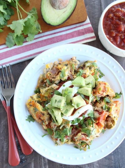 Slow Cooker Mexican Breakfast Casserole