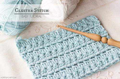 crochet cluster stitch blanket