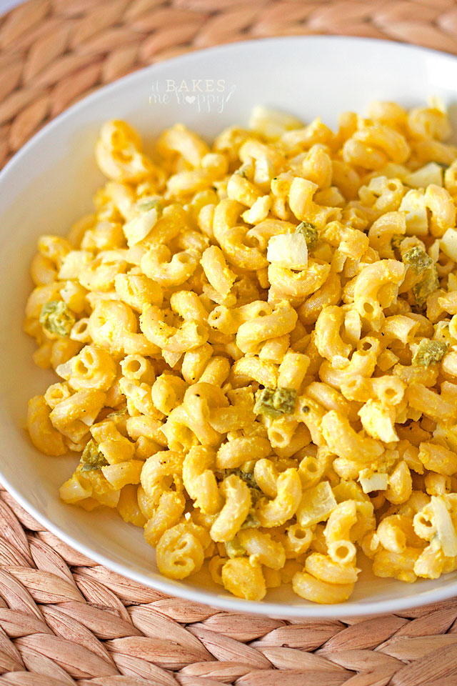 Mom's Classic Macaroni Salad Recipe FaveSouthernRecipes.com Mom's Classic Macaroni Salad Recipe FaveSouthernRecipes.com