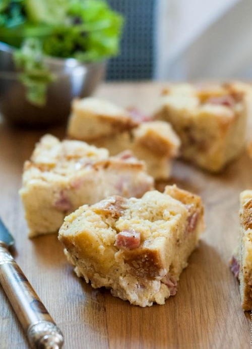 Slow Cooker Monte Cristo Bread Pudding