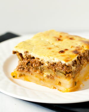 Moussaka with Eggplant and Ground Beef